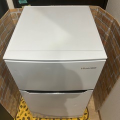 🎀Hisense🎀✨ハイセンス✨❄️2ドア冷凍冷蔵庫❄️❤️美品❤️高年式❣️清掃済みですぐご使用可能❣️の画像