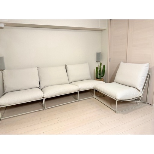 IKEAアウトドアソファ　2個セット 定価16万円 美品 IKEA 屋外/屋内兼用 防水 ソファ アウトドア バラ売り可