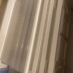 美品　収納クリアケース4段3段まとめ売りの画像