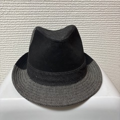 CONNECT／男性用ハット／帽子／グレー、黒の画像