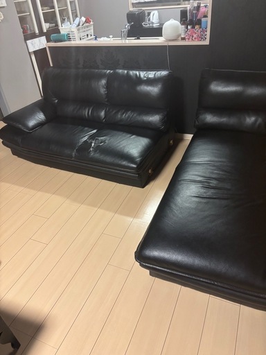カウチソファー　引き取り限定　　　
