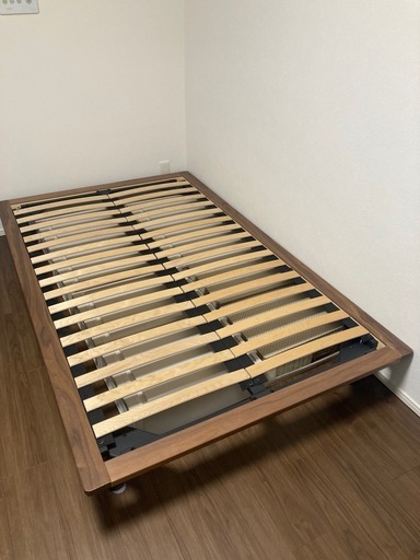 無印　木製ベッドフレーム　セミダブル