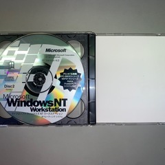 Windows NT CD２枚組 PC/AT PC-9800 MIPS PowerPC Alpha 純正品 コード付の画像