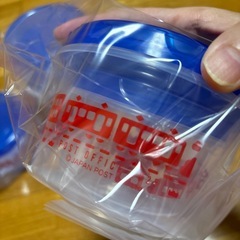 非売品ラウンドコンテナ2個セットの画像