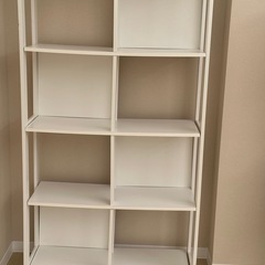 ホワイト本棚の画像