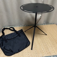 キャンプテーブル アウトドア 折りたたみ 三脚 折りたたみテーブル 軽量 高さ調節の画像
