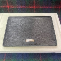 S.T.Dupont メンズ　長財布　財布 長財布 レザー ブラック 二つ折り 札入れの画像