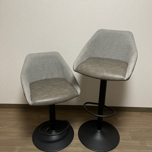 ⚠️説明必読⚠️【ニトリ】昇降カウンターチェア×2