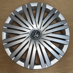 4_VW Volkswagen POLO 6R フォルクスワーゲン ポロ 純正 15インチ ホイールキャップ 1枚のみ 6C0.601.147.Aの画像