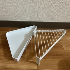新品　アイアン 三角コーナーラックの画像