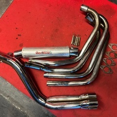 ゼファーχ ゼファー400 Z400FX One'S&M 4-2-1マフラーの画像