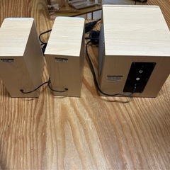 ELECOM 木のスピーカー MS-85MAの画像