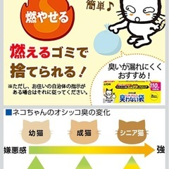 猫砂 ニオイをとる砂 紙タイプ 7L×7袋の画像