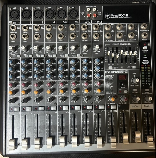 ジャンク MACKIE ミキサー Pro Fx12