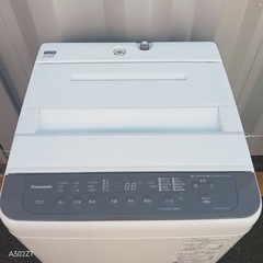 Z156☆2021年製 Panasonic 縦型全自動洗濯機 7㌔