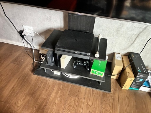  TCL 75インチ 4K液晶テレビ テレビ台付き！【使用期間わずか数ヶ月／札幌市豊平区月寒 引き取り限定】