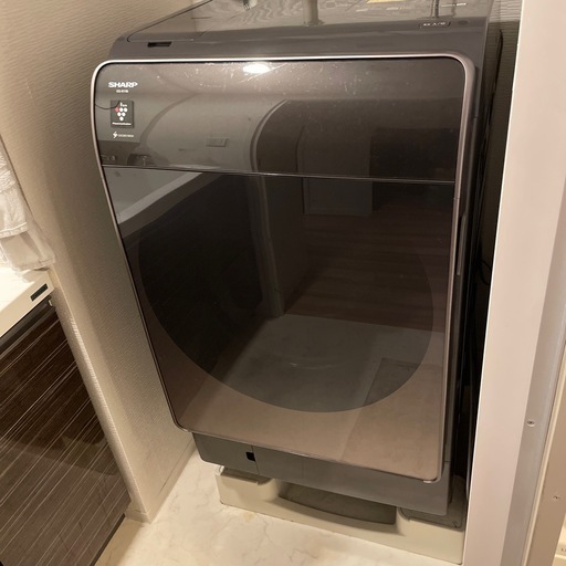 【9/29掲載終了。30%値下げしました】SHARPドラム式洗濯機2024年式