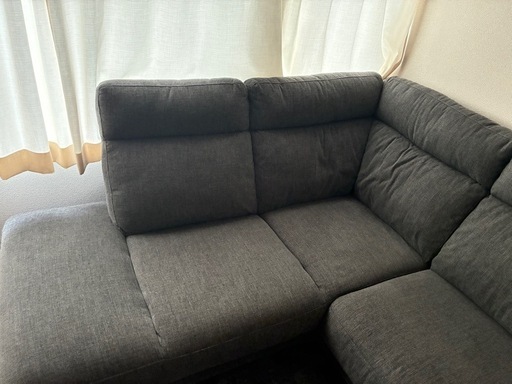美品　コーナーソファセット（LB07 RC DGY） ニトリ ソファー ソファ コーナーソファセット(LB07 RC DGY） カウチ