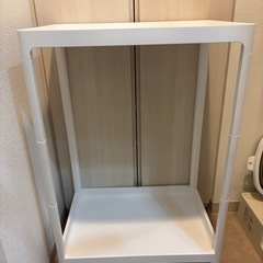 ニトリ ランドリーラック ホワイト の画像