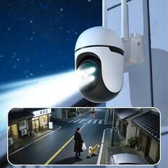 【新品】防犯カメラ 屋外 監視カメラ 5GWiFi IP65防水 室内 夜間カラー 屋外の画像