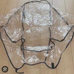 クイニー　ベビーカーのレインカバーの画像