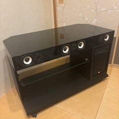 ステレオ付テレビ台の画像