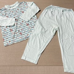 【お取引中】子供用薄手パジャマ 110cm 2着セットの画像