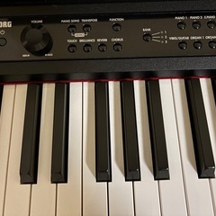 【お取引確定】 KORG 電子ピアノ LP-380-BK 88鍵 ブラック の画像
