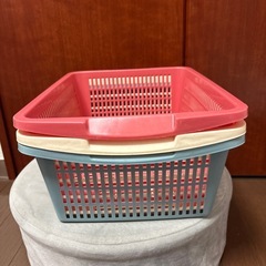 深型収納バスケットの画像