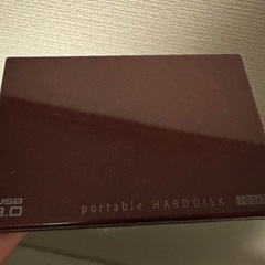 40型テレビ、テレビボード、録画用外付けHDDの画像