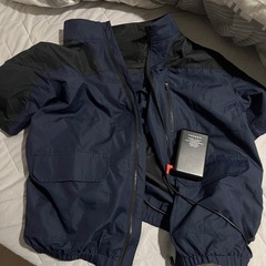 冷房服、首掛け扇風機の画像