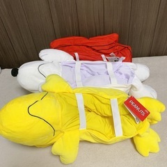 ★タグ付き★スヌーピーぬいぐるみ9点セットの画像