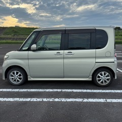 個人分割可❗️　ローン審査無し❗️　タントカスタム　カスタムX　H21年　9万km　スライドドア　社外ナビ　ETC　フルオートエアコン　スマートキー　即納できます🙌の画像