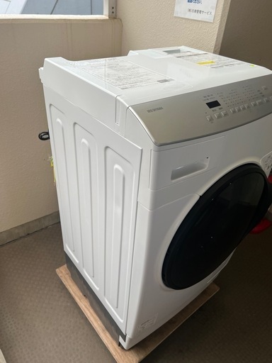 美品　アイリスオーヤマ　2022年購入　分解清掃　動作保証　ドラム式洗濯乾燥機
