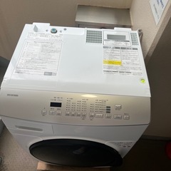 美品　アイリスオーヤマ　2022年購入　分解清掃　動作保証　ドラム式洗濯乾燥機の画像