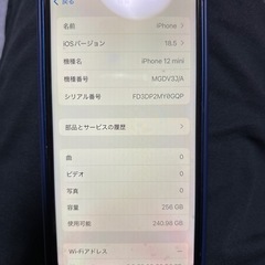 iPhone12mini 256GB
の画像
