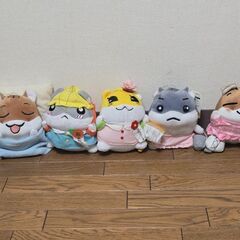 ハムスター倶楽部 ぬいぐるみ デニムポーチ めで鯛 昭和レトロ 当時物 廃盤