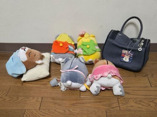 ハムスター倶楽部 ぬいぐるみ デニムポーチ めで鯛 昭和レトロ