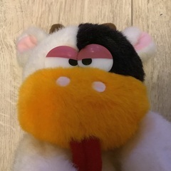 ピーナッツクラブ PEANUTS CLUB　牛　カウ　ぬいぐるみ　つれてってBAG レトロ　ヴィンテージ系　抱きつき人形の画像