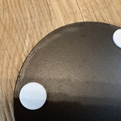 SWEET HOME コースター　2つセット　焦茶の画像