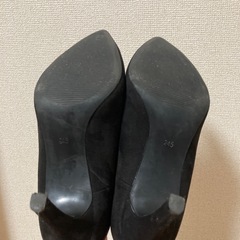 GU パンプス黒　24.5cmの画像