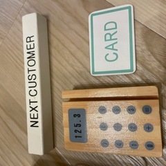 ままごと　レジ　木製の画像