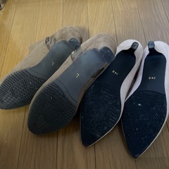 2足 24cm Lサイズ ブーツ パンプス ブーティの画像