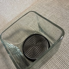 生花セット 剣山 ガラスの入れ物の画像
