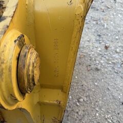 0.25用幅狭バケット　コマツ純正　ピンブッシュ付き komatsu bucket 土木 側溝の画像