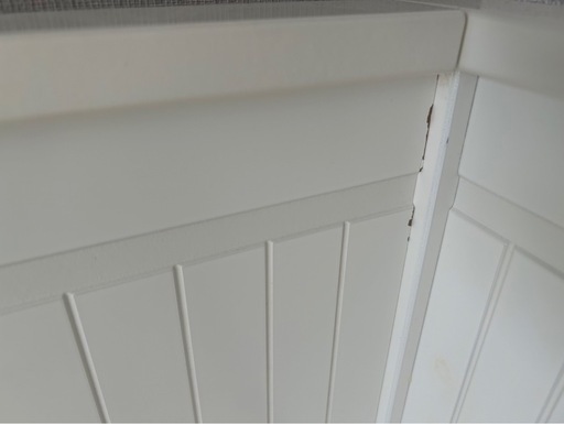 ホワイト木製ソファベッド 引き出し付き ASVANGマットレス (ヤス