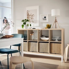 IKEA　KALLAX カラックス 下部フレーム ホワイトの画像