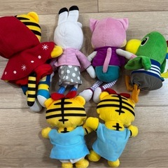 しまじろうぬいぐるみ6点セットの画像