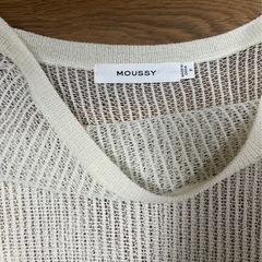 moussyメッシュトップスの画像