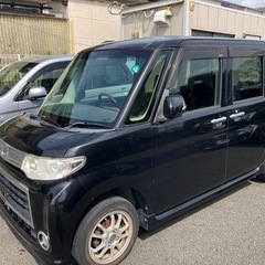 個人分割可能🉑平成24年式　タントカスタムX  人気の黒　走行16.6万　カスタム多数🉐現状渡し（二年車検渡し可能🉑）の画像